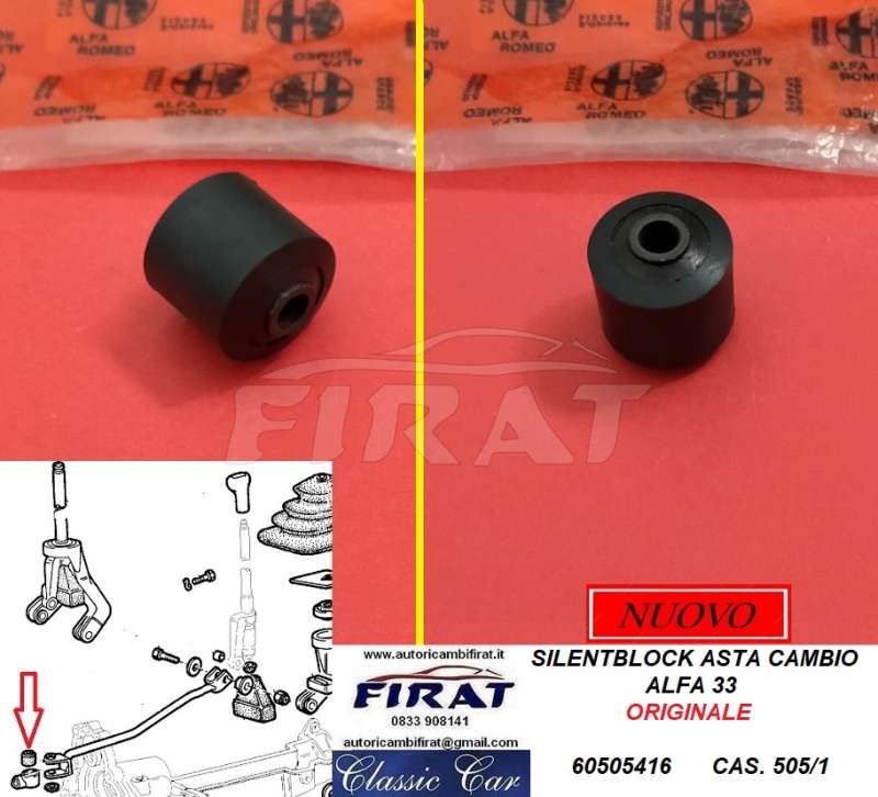 SILENTBLOCK ASTA CAMBIO ALFA 33 (60505416)